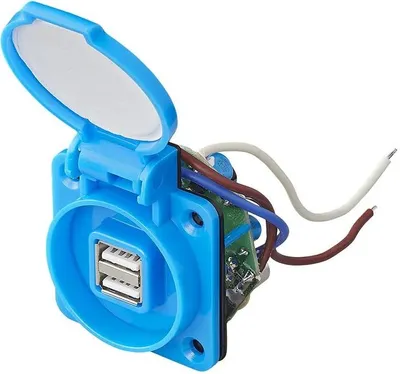 Image de Prise avec 2xUSB DC 5V max. 2100mA
