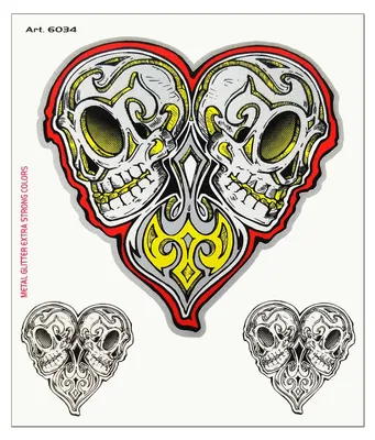 Produktbild von Aufkleber Stickers Teschio Sciabola 10 x 12 cm