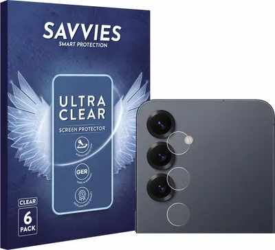 Produktbild von 6x Für Samsung Galaxy S25 (NUR Kameraschutz) Schutzfolie Savvies Displayschutz Display Schutz Folie Klar Transparent