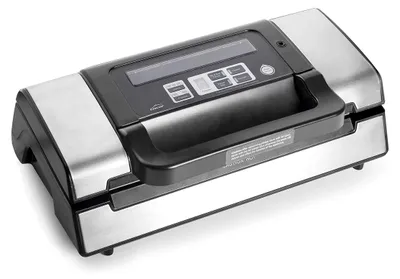 Vakuumiermaschine, 130 W, Edelstahl, BPA-frei, 28 cm x 5 m Folie