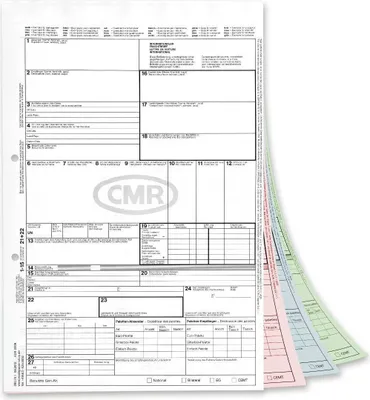 Produktbild von mashpaper CMR Frachtbrief Einzelsatz selbstdurchschreibend 50 Stück inkl. PDF Vorlage 280701_50