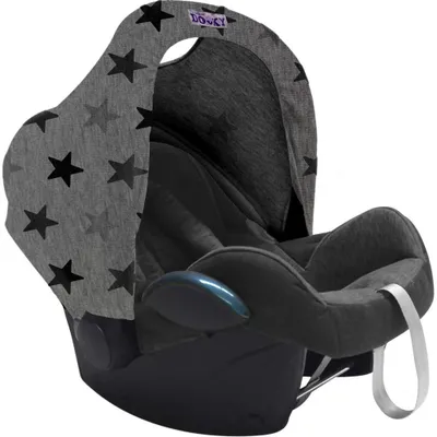 Produktbild von Dooky 1226366, UV-Schutz, Grau, Sitzbezug für Baby-Autositze