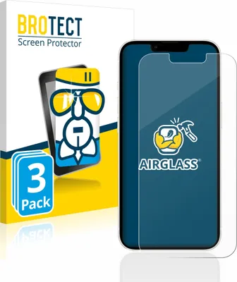 Produktbild von 3x BROTECT Schutzglas für Apple iPhone 13 / 13 Pro Schutzfolie Panzer Folie Glas Display Schutz klar