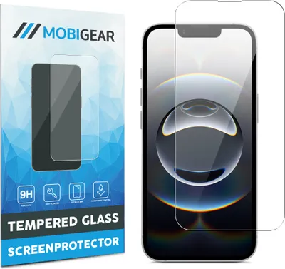 Produktbild von Mobigear iPhone 16e Panzerglas Gehärtetes Glas Displayschutz - Hüllenfreundlich
