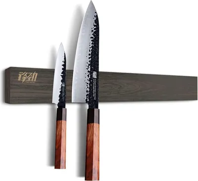 Zdjęcie produktu dla Magnetyczny uchwyt kuchenny na nóż z drewna jesionowego 46 cm Findking
