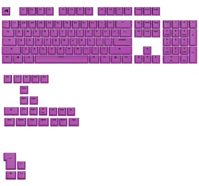 Immagine prodotto di Glorious GPBT Basics Keycaps, layout ANSI (US), PBT, Dye-Sub