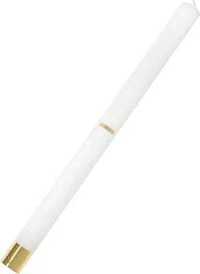 Image de Bougeoir blanc, pur - étroit