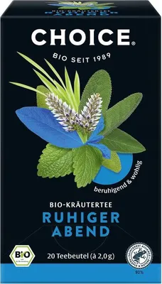 Produktbild von CHOICE - Ruhiger Abend  Tee - 40g
