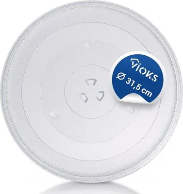 Productafbeelding van Famanu draaiteller voor magnetron - glazen plaat van 31,5 cm