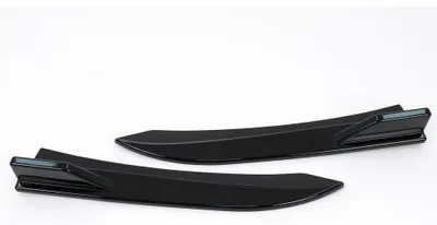 Produktbild von Heckstoßstangenklappen Seitenflossen Flics für BMW 3er F30 F31 11-19 glänzend schwarz.