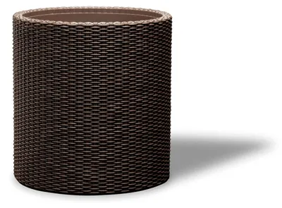 Obrázok produktu pre KETER Kvetináč Cylinder M 36 X 36 X 373 cm - Hnedý 223941