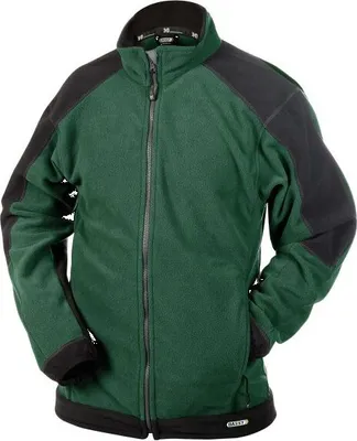 Obrázek produktu pro Dvoubarevná fleecová bunda, BOTTLE GREEN/BLACK, velikost 4XL