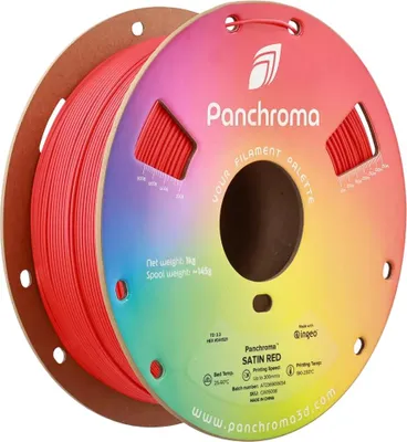 Image de Panchroma™ PLA Satin, Couleur:Satin Red, Taille du filament:1.75mm, Poids:1 kg