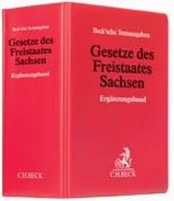 Image de Gesetze des Freistaates Sachsen (ohne Fortsetzungsnotierung). Inkl. 87. Ergänzungslieferung
