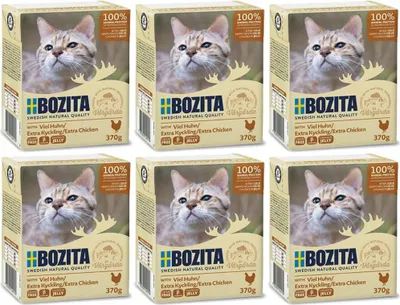 Obrázok produktu pre Bozita 4917, Dospelý, Kuracie mäso, 370 g