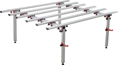 Produktbild von Fliesentisch Aluminium-Arbeitstisch 140 x 180 cm für Fliesenleger