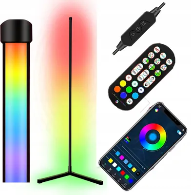 Obrázek produktu pro LED RGB Pilot Apka rohová stojací lampa