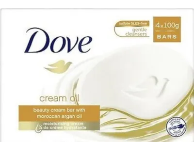 Image de Savon Dove - Crème à l'huile d'argan 4 x 90 g