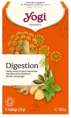 Produktbild von Yogi Tea, -Kräutertee für die Verdauung, 17 Teebeutel, 30,6 g