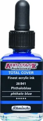 Produktbild von Phthaloblau 28ml 28 841 023 Schmincke Aero Color TOTAL COVER Airbrush Farbe