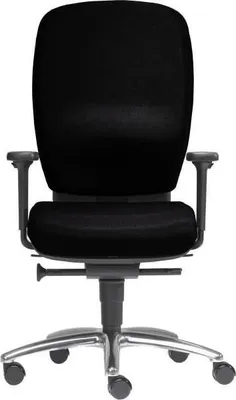 Produktbild von Büro-Drehstuhl Lady Comfort mit Armlehnen Alu-Fußkreuz schwarz