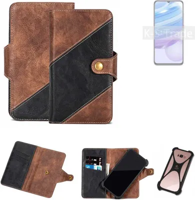 Produktbild von K-S-Trade Handyhülle Schutzhülle Bookstyle Case kompatibel mit Xiaomi Redmi 10X 5G Klapphülle Cover Hülle Schutztasche 1x