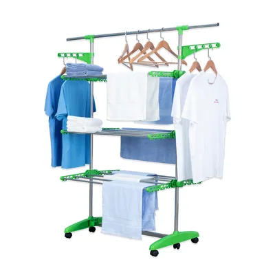 Obrázek produktu pro MSY - Herzberg HG-5015; Stojan na šaty zelený