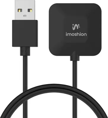 Productafbeelding van imoshion USB-A oplaadkabel voor de Fitbit Versa 4 / Versa 3 / Sense 2 / Sense - 1 meter