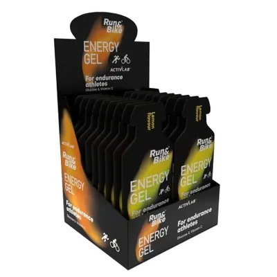 Obrázek produktu pro Activlab Run&Bike Energy Gel, balení, příchuť citron, obsahuje glukózu a vitamín C, energetický gel