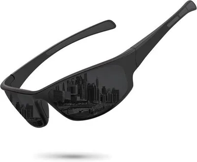 Produktbild von Sportsonnenbrille mit Polarisierung und UV-Schutz - Für Outdoor-Aktivitäten wie Angeln, Radfahren und Laufen