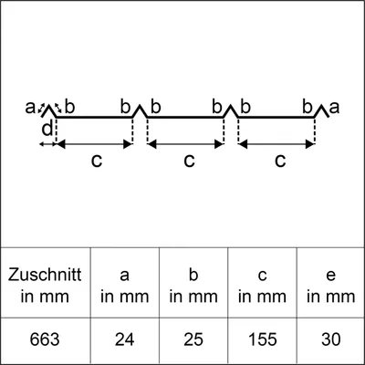 Produktbild von Sarei Trapezblech SDF 118 x 58,5 cm 0,7 mm anthrazit