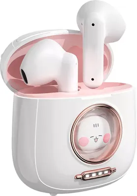 Obrázek produktu pro Dětská sluchátka Xo bluetooth 5.1 - tws - až 5 hodin hudby - barva bílá/růžová