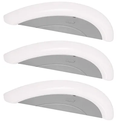 Image de kalb | Lot de 3 spots encastrables à LED pour cuisine avec capteur, lumière blanche neutre
