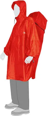 Produktbild von Tatonka Herren Poncho Cape, Uni Regenbekleidung, red, rot, Größe:M