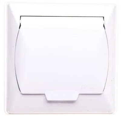 Zdjęcie produktu dla Ospel GPH-1AZ/00/w, Biały, IP44, 16 A, 85 mm, 42 mm, 85 mm