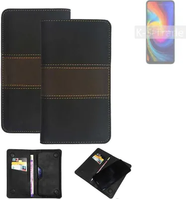 Produktbild von K-S-Trade Hülle Handyhülle kompatibel mit UMIDIGI F3 Schutzhülle Walletcase Bookstyle Tasche Schutz Case Handytasche Wallet Cover Kunstleder