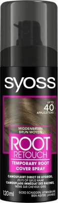 Produktbild von SYOSS - Ansatzspray Mittelbraun - Sofortige Grauabdeckung - 1 Stück