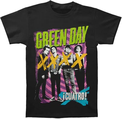 Immagine prodotto di Green Day - Maglietta "Hypno 4" per uomo/donna Unisex RO1529 (XL) (Nero)