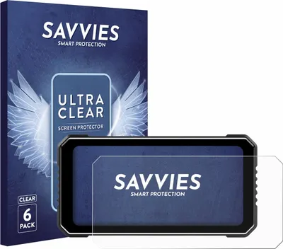 Produktbild von 6x Für Vtopek MT26 6.25" Schutzfolie Savvies Displayschutz Display Schutz Folie Klar Transparent
