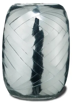 Produktbild von Geschenk oder Ballonband Silber Metallic 5mm 20 Meter