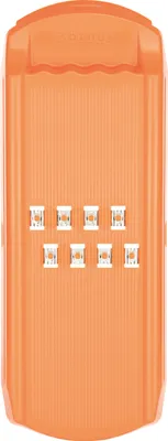 Produktbild von Börner Curly DesignLine - Rohkost Schneider - Gemüsestreifen und Chips, Farbe:Orange
