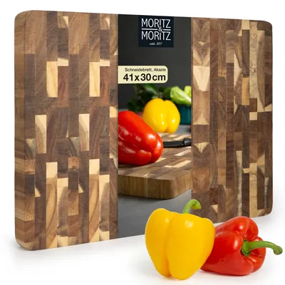 Immagine prodotto di Moritz & Moritz Tagliere in legno grande di acacia - 41x30x3 cm