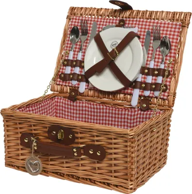 Immagine prodotto di Cestino da picnic completo per coppie 26x38x18 803287
