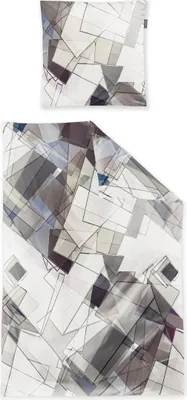 Produktbild von Irisette GmbH & Co. KG Mako-Satin Bettwäsche Set Wave 8889 Farbe natur Größe 155x220+80x80