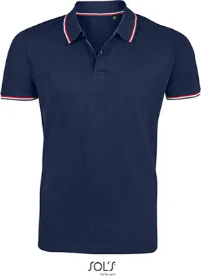 Image de SOLs 02949 | Polo Prestige Men Polo - 200 Piqué, 100% Coton - Couleur : French Navy - Taille : M