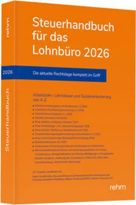 Produktbild von Steuerhandbuch für das Lohnbüro 2026