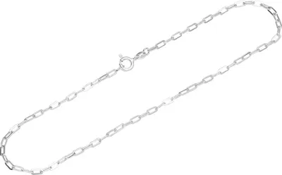 Produktbild von Fusskette 925 Sterling Silber 26cm Ankerkette flach gewalzt Damen Fusskettchen