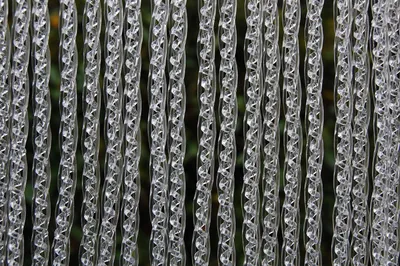 Produktbild von La Tenda OSTIA 1 XL Streifenvorhang transparent,Maße:120 x 230 cm