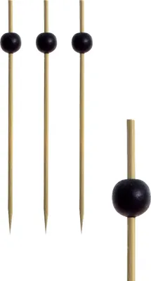 Immagine prodotto di PAPSTAR  11300 PAPSTAR Fingerfood-Spieße "Black Pearl", Länge: 125 mm