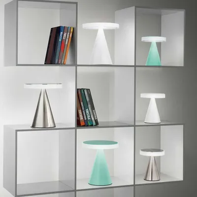 Produktbild von Fabas Luce LED Tischleuchte Neutra Ø240mm 12W Warmweiß Grün dimmbar
